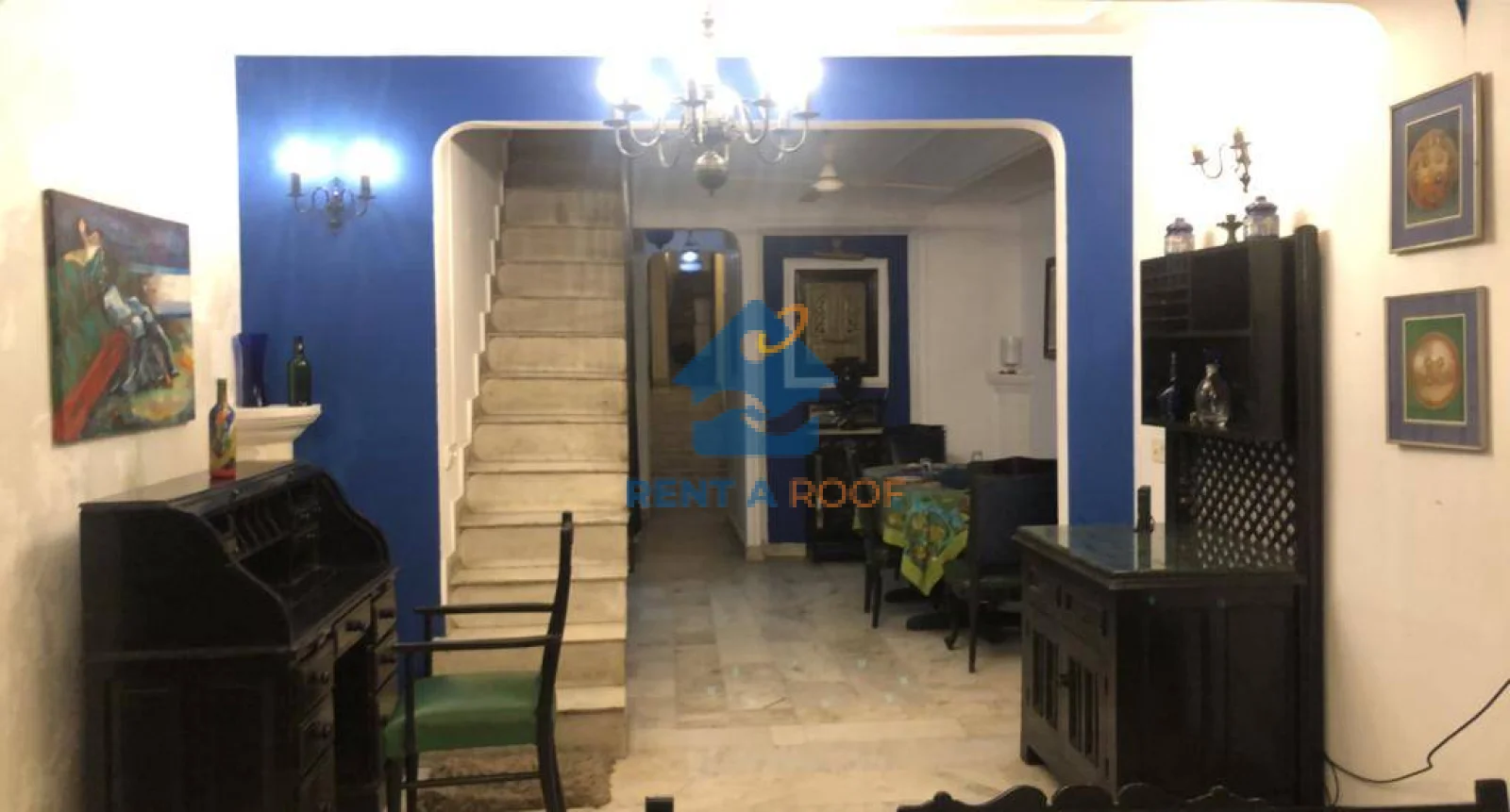 3 BHK on First + Second Floor for Rent in Hauz Khas Enclave