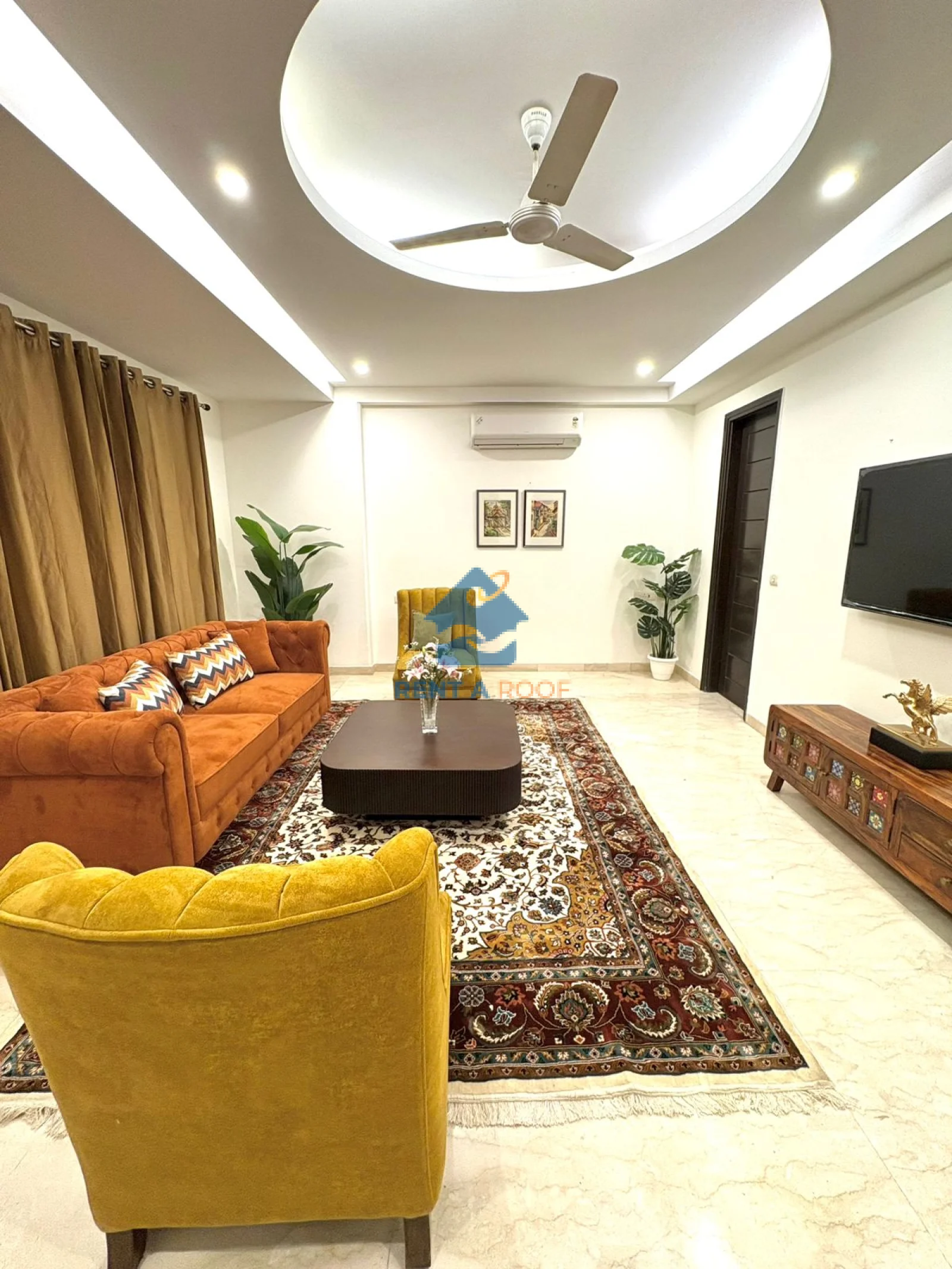 2 BHK on First Floor for Rent in Greater Kailash 1