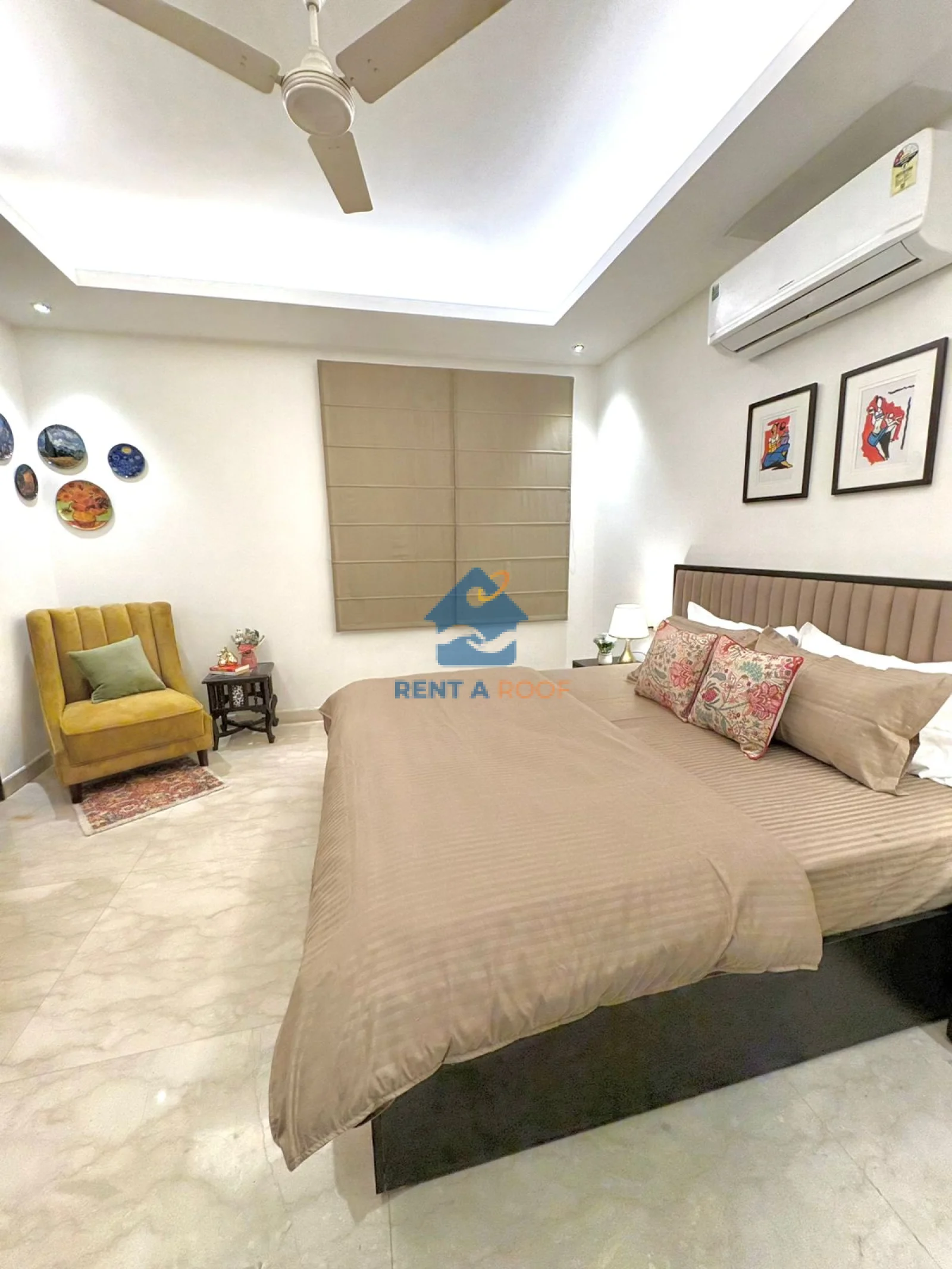 2 BHK on First Floor for Rent in Greater Kailash 1