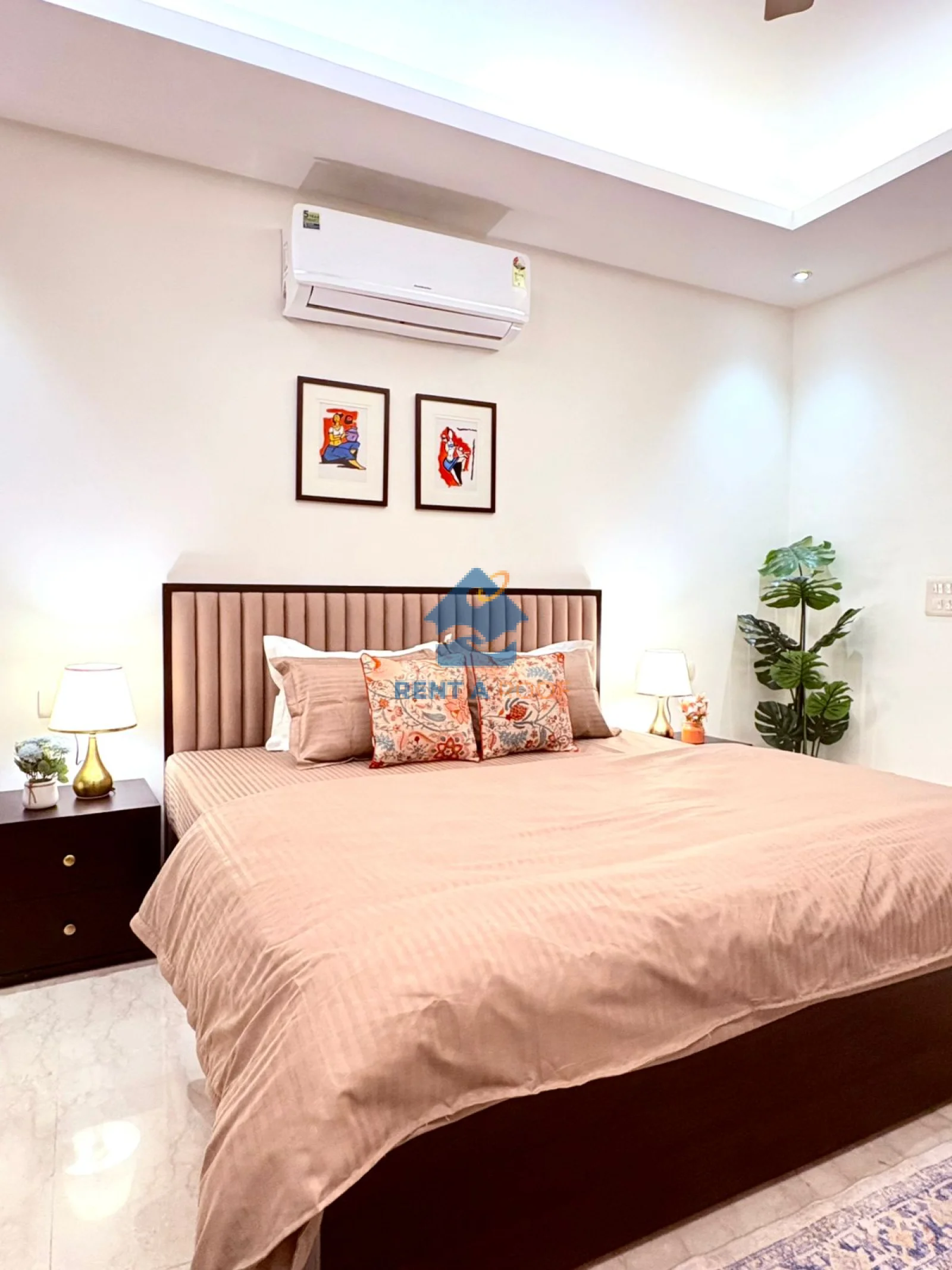 2 BHK on First Floor for Rent in Greater Kailash 1