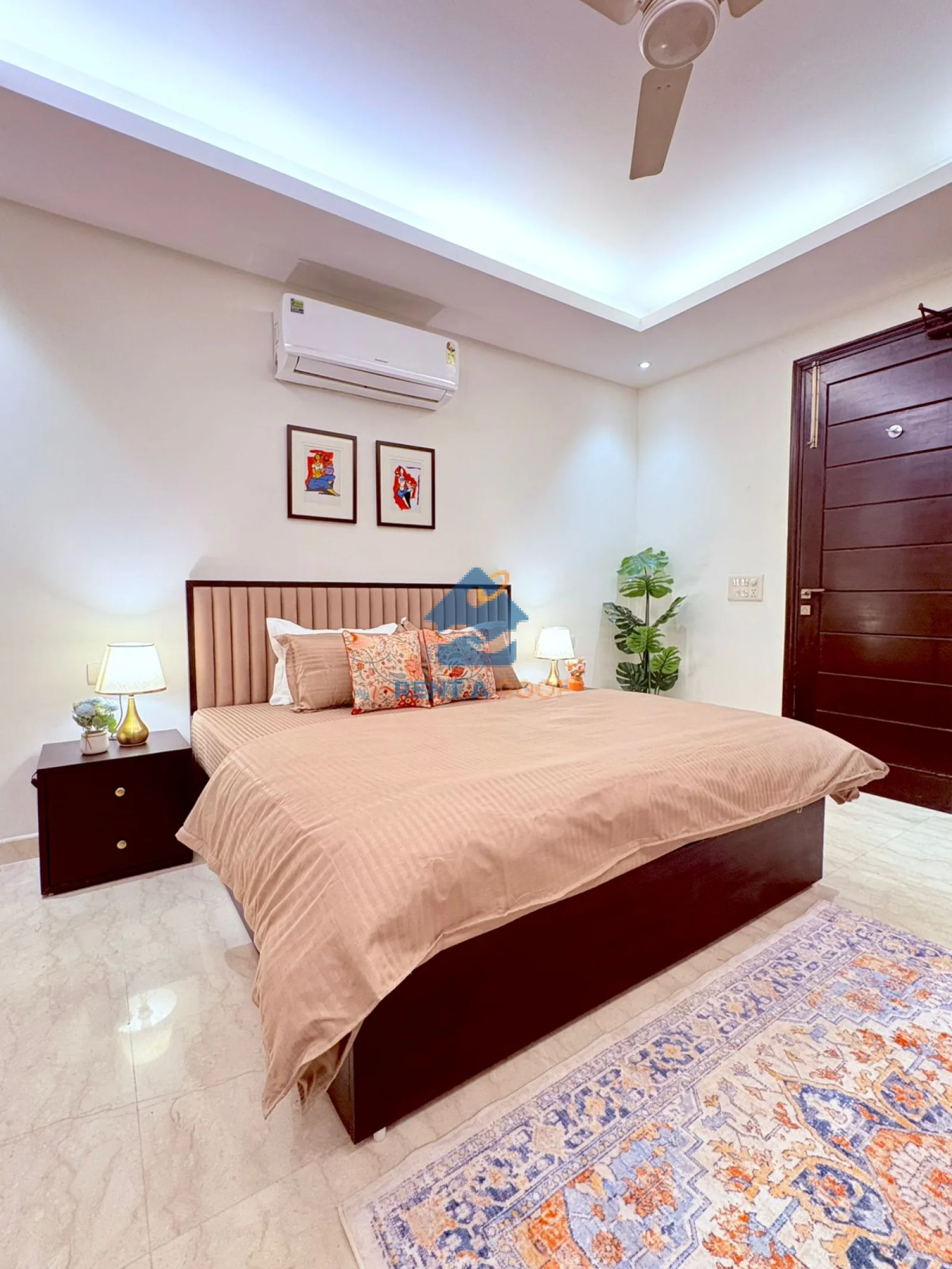 2 BHK on First Floor for Rent in Greater Kailash 1