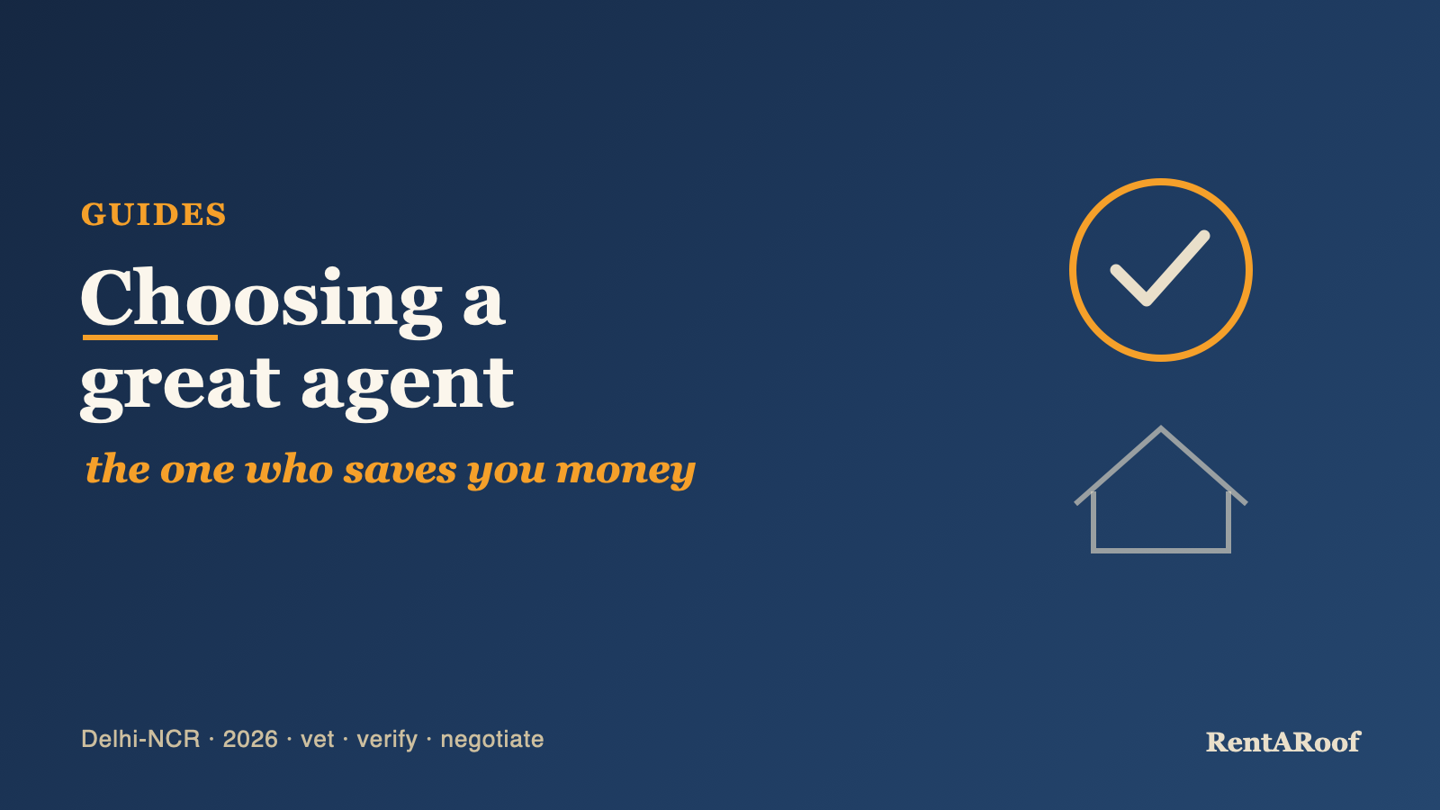 How to choose a trustworthy real estate agent in Delhi-NCR (2026)